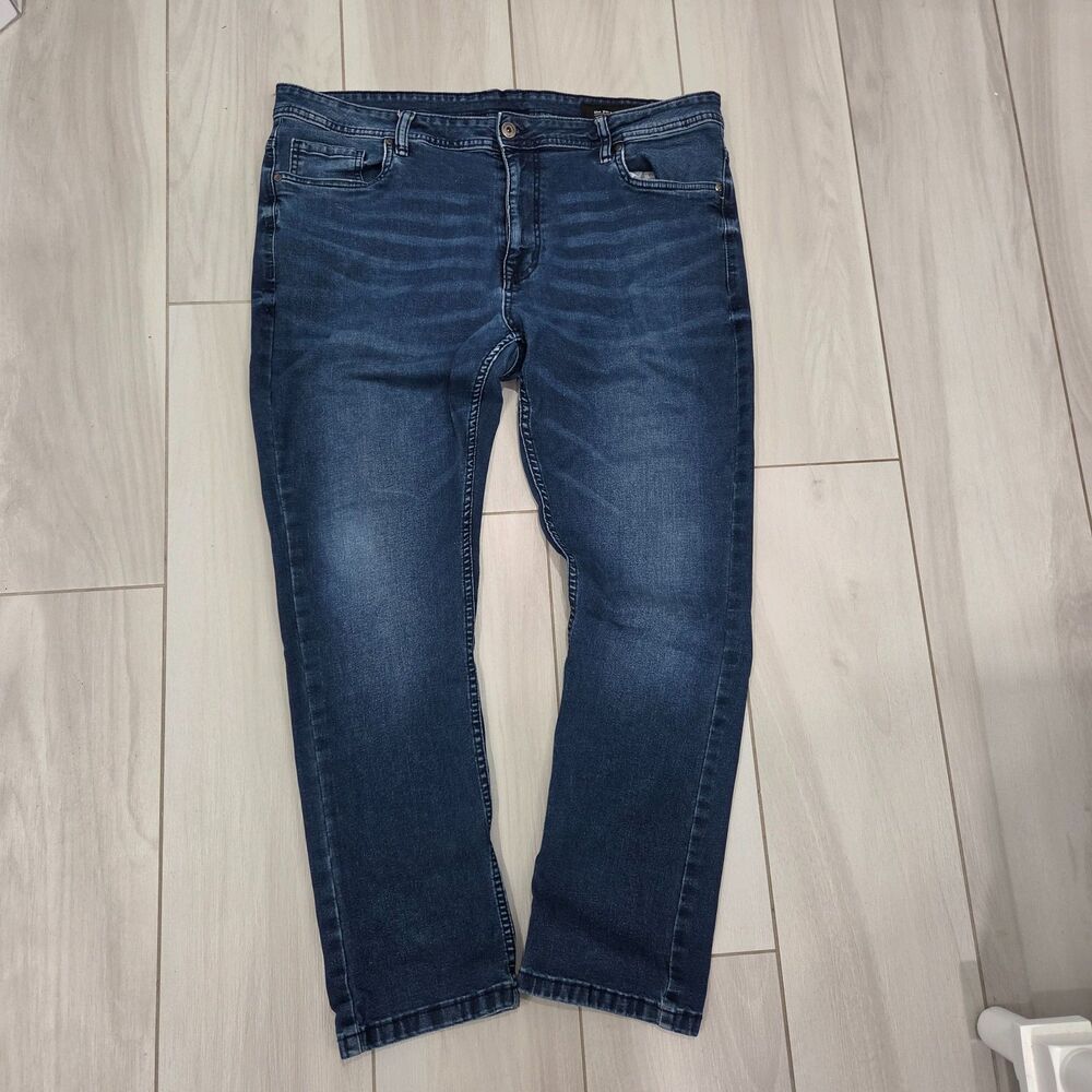 The Perfect Jean NYC Men’s 40x30 Slim Fit Dark Blue Stretch Jeans